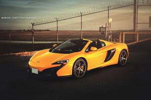 McLaren 650S Spyder in Volcano Yellow Color 2014 года